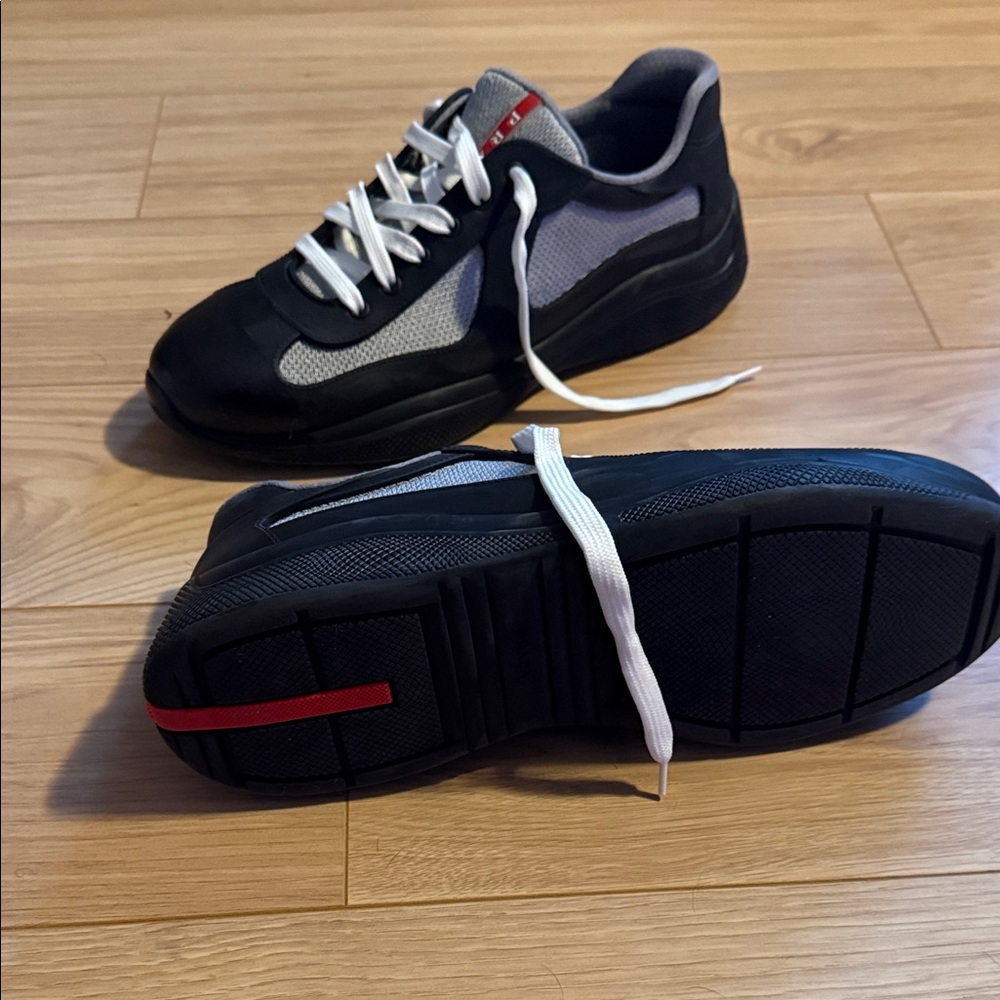 Prada America’s Cup Soft Rubber and Bike Fabric Sneakers - Picture 7 of 8